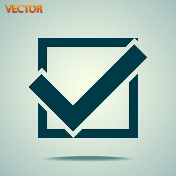 Confirm icons — Stock Vector