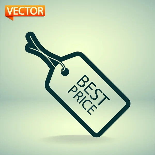 Mejor precio etiqueta icono — Archivo Imágenes Vectoriales