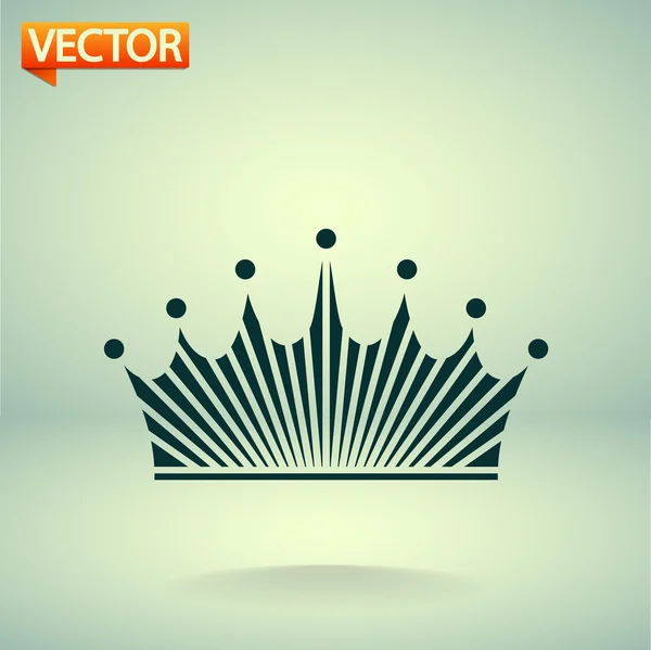 Icono de corona — Vector de stock