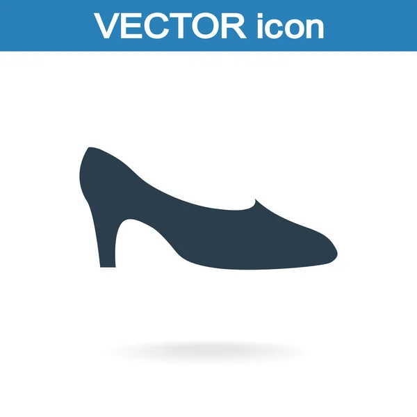 Icono zapatos de mujer — Vector de stock