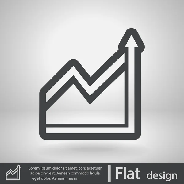 Chart icon — Stock Vector