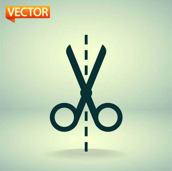 Scissors icon — Stock Vector