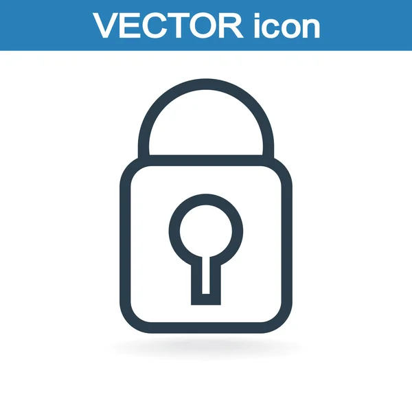 Uzamknout ikonu — Stockový vektor