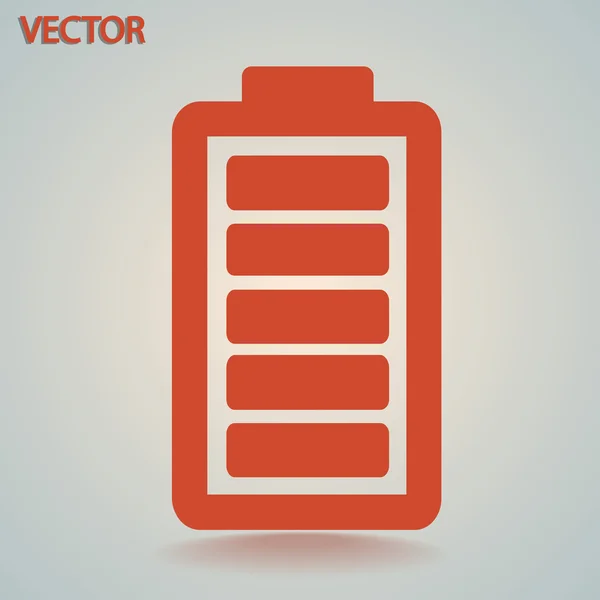 Icône de charge de batterie — Image vectorielle