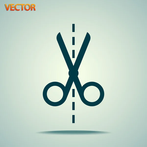 Scissors icon — Stock Vector