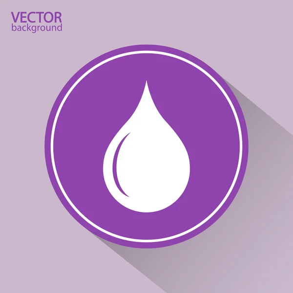 Icono de gota — Vector de stock