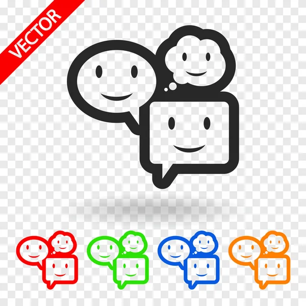 Speech bubble icon — Stock Vector