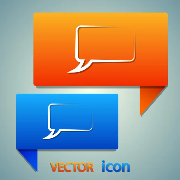 Icono de burbuja de habla — Vector de stock