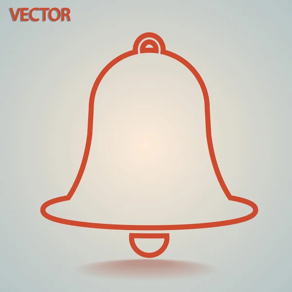 Icono campana — Vector de stock