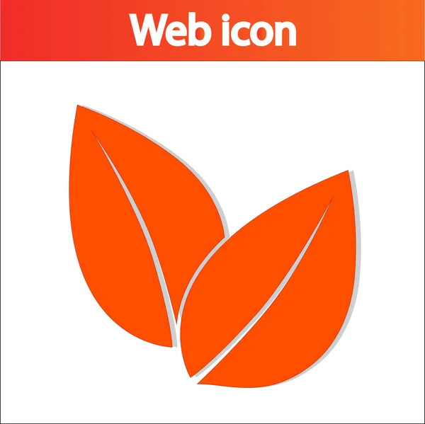 Leaf icon — Stock Vector