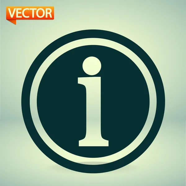 Information sign icon — Stock Vector