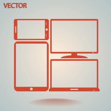 elektronik cihazlar simge kümesi