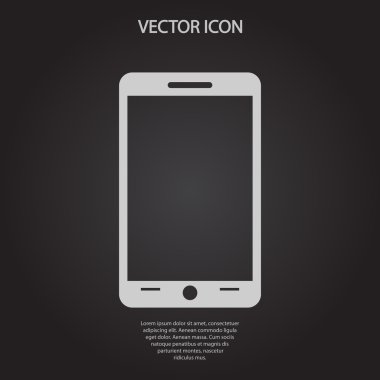 Mobil akıllı telefon simgesi