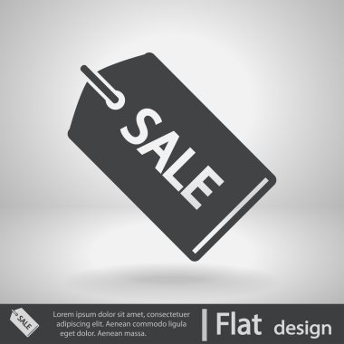 Etiketi simgesi tasarım