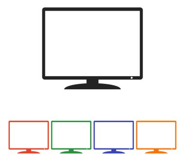 Monitör simgesi tasarım