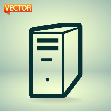 bilgisayar sunucusu simgesi