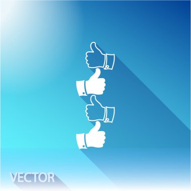 Simge gibi. Düz tasarım stili