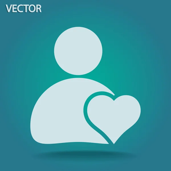 Icono del hombre de negocios — Vector de stock