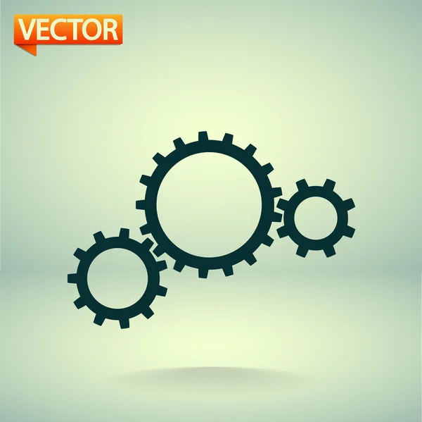 Gears icon — Stock Vector