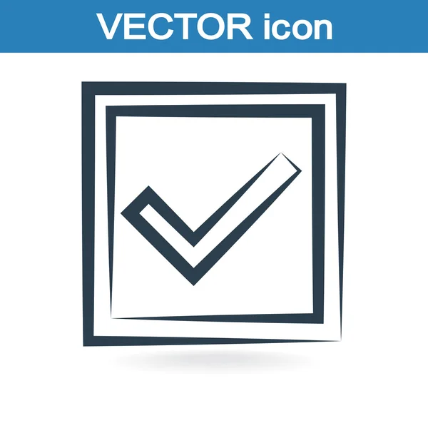 Confirm icon — Stock Vector