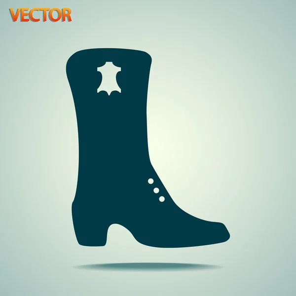 Ícone sapatos femininos — Vetor de Stock