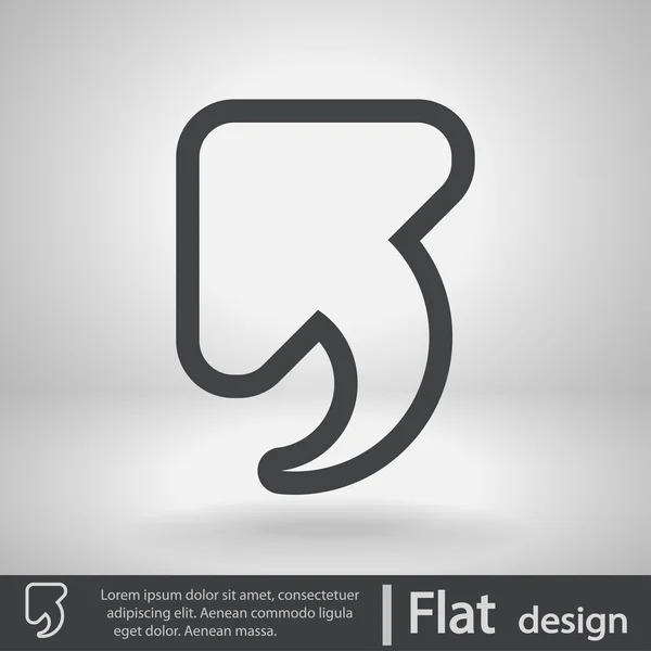 Annuler l'icône, symbole de flèche arrière — Image vectorielle