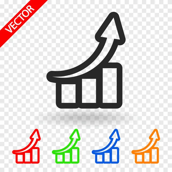 Infographic, chart icon — Stock Vector