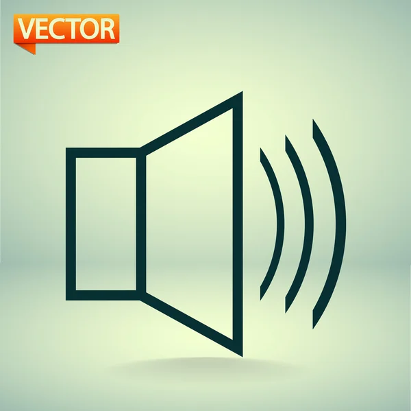 Icône haut-parleur — Image vectorielle