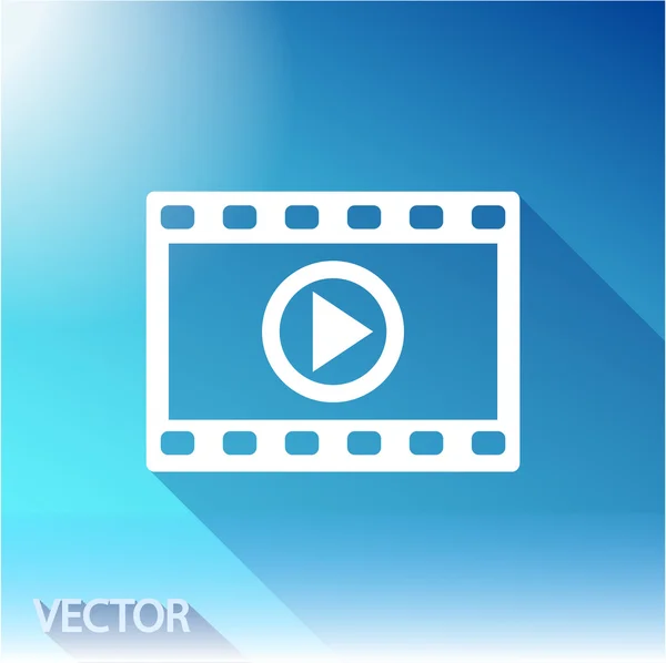 Icono de vídeo — Vector de stock