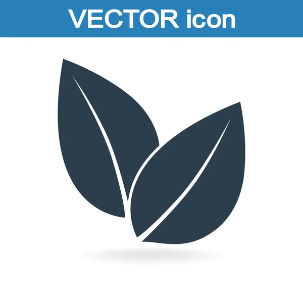 Blad pictogram — Stockvector