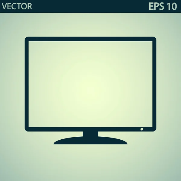 Icono del monitor — Vector de stock