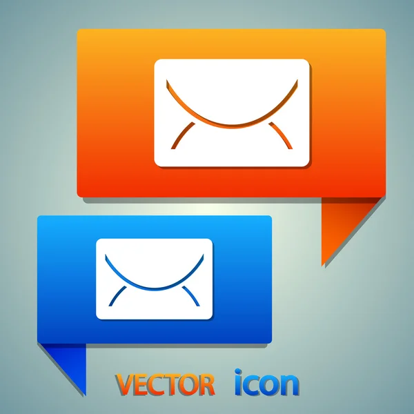 Enveloppe mail icône — Image vectorielle