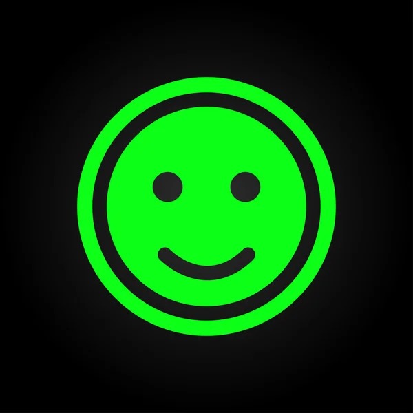 Icône sourire — Image vectorielle
