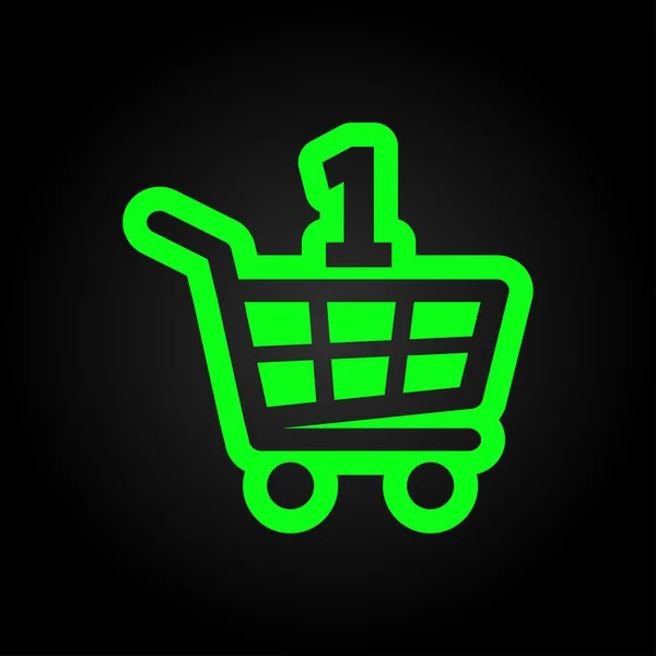 Icono del carrito de compras — Vector de stock