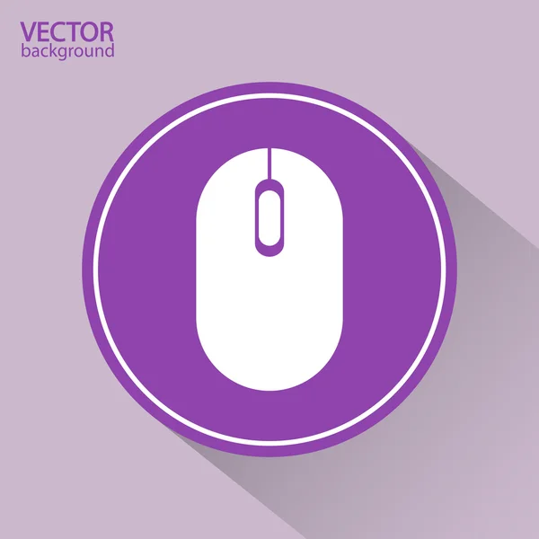 Ícone do mouse computador — Vetor de Stock