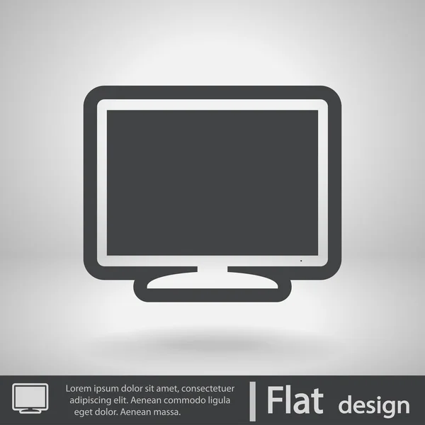 Icono del monitor — Archivo Imágenes Vectoriales