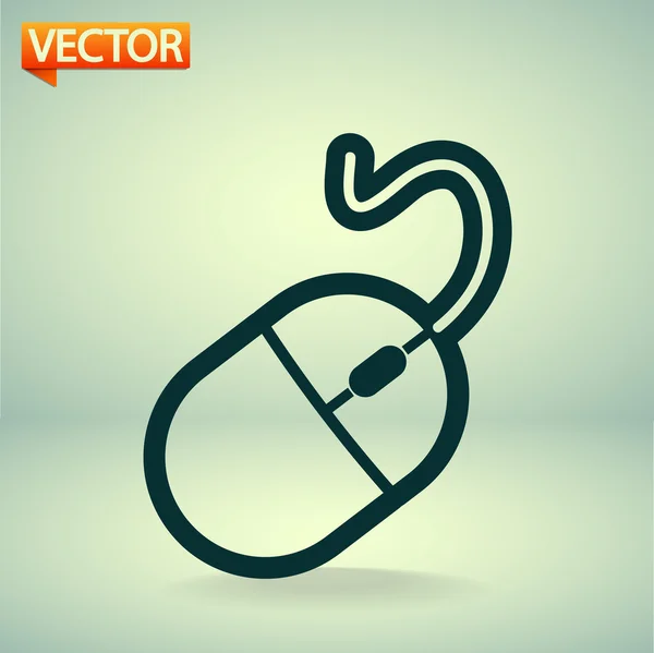 Számítógép egér ikon — Stock Vector