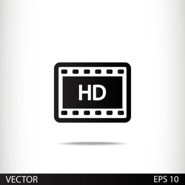 HD Video simgesi tasarım