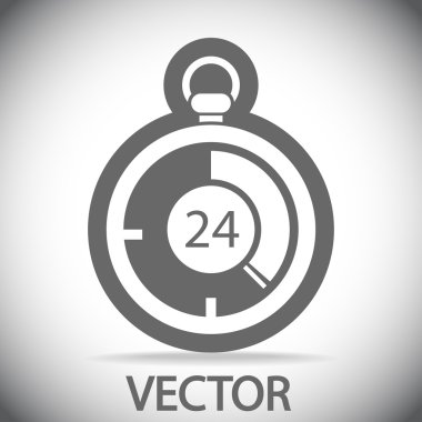 Kronometre simgesi tasarım