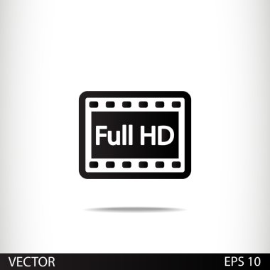 FullHD Video simgesi tasarım