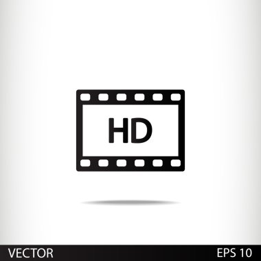HD Video simgesi tasarım