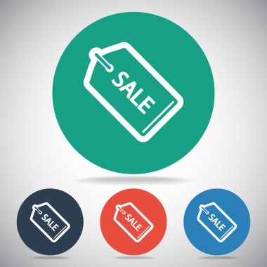 Etiketi simgesi tasarım