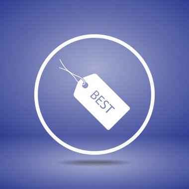 Etiketi simgesi tasarım