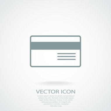 banka kredi kartı simgesi