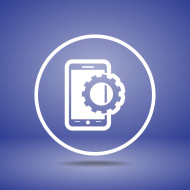 Mobil akıllı telefon simgesi