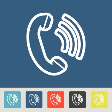 Çağrı işareti Icons set