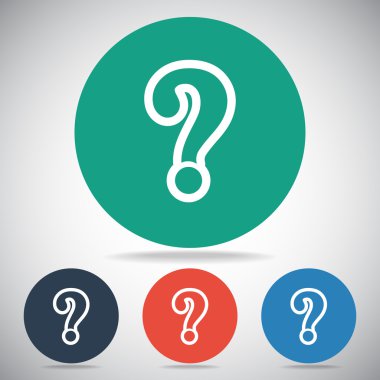 Soru işareti simgesi simgesi