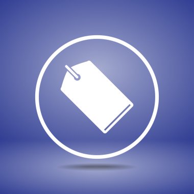 Etiketi simgesi tasarım