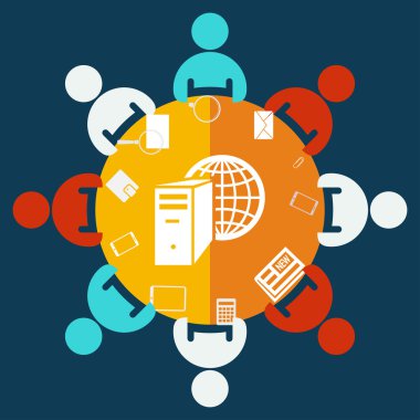 bilgisayar sunucusu simgesi