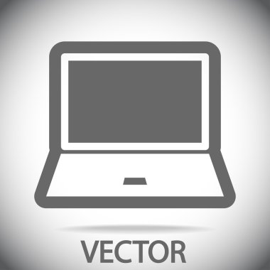 Dizüstü bilgisayar simgesi tasarım